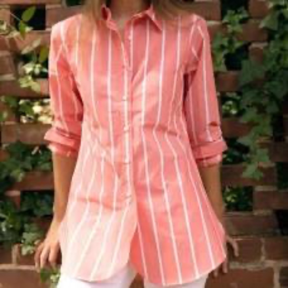 Ann Mashburn Boyfriend Shirt, NWT